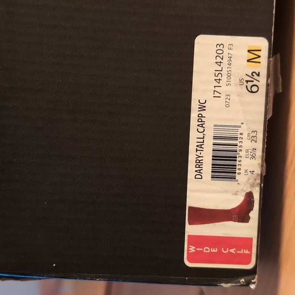 Darry Knee High Chocolate Brown Boots - WIDE CALF - Picture 2 of 7